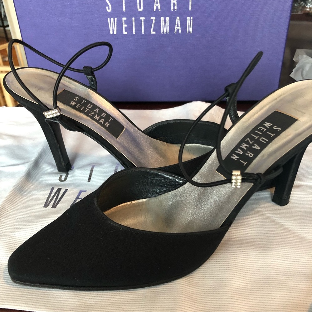 Stuart Weitzman Satin Heels
